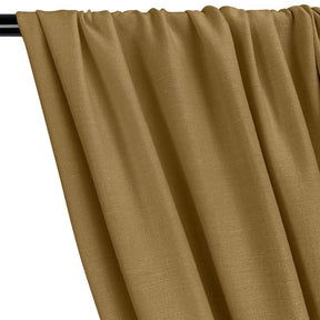 Silk Linen Matka Rod Pocket Curtains Olive 2