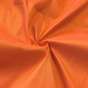 Stretch Taffeta Rod Pocket Curtains Orange 3