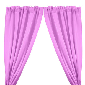 Neoprene Scuba Rod Pocket Curtains Orchid 1