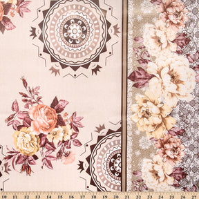 Ornamental Floral Oilcloth Fabric SV578096 6