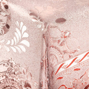 Ornamental Metallic Oilcloth Fabric SV578109 1