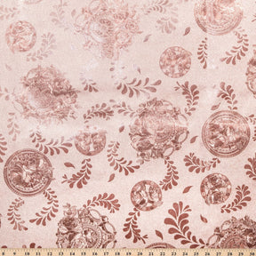 Ornamental Metallic Oilcloth Fabric SV578109 4
