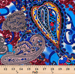 Paisley Maize Printed Ity 10 3 Fabric SV574959 3