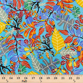 Passion Leaf Print Fabric SV577437 Spring 3
