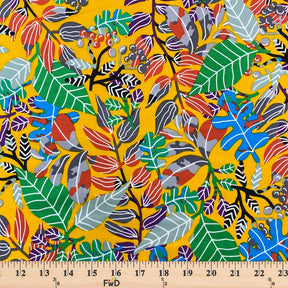Passion Leaf Print Fabric SV577435 Autumn 3