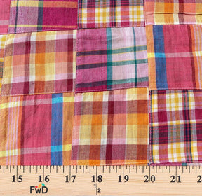 Patchwork Nantucket Madras Plaid Isabella Fabric SV576859 4
