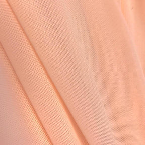 Power Mesh Rod Pocket Curtains Peach 3
