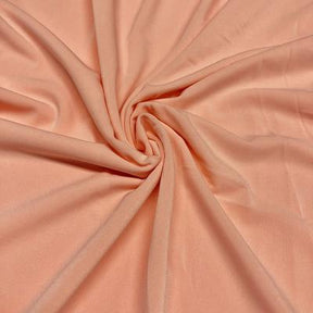Ity Stretch Knit Jersey Rod Pocket Curtains Peach 3