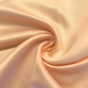 Matte Satin Peau De Soie Rod Pocket Curtains Peach 3
