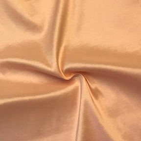 Stretch Taffeta Rod Pocket Curtains Peach 3