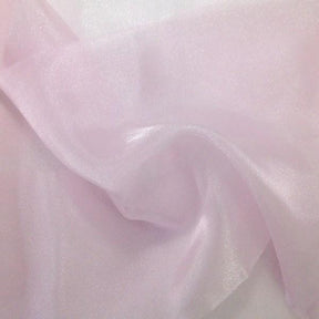 Crystal Organza Rod Pocket Curtains Pink 3