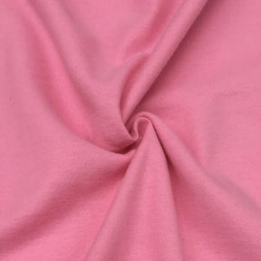Cotton Flannel Rod Pocket Curtains Pink 3