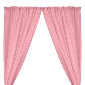 Polyester Dupioni Rod Pocket Curtains Pink 1