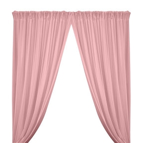 Shiny Milliskin Rod Pocket Curtains Pink 1