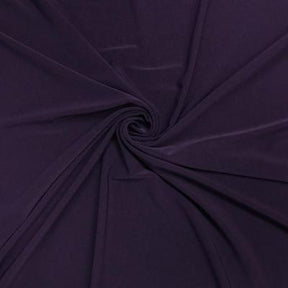 Ity Stretch Knit Jersey Rod Pocket Curtains Plum 3