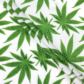White Sativa Print Broadcloth Fabric SV577153 2