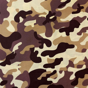 Military Camo Print Cotton Fabric SV576925 Sand 1
