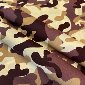 Military Camo Print Cotton Fabric SV576925 Sand 2