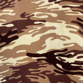 Tiger Camo Print Cotton Fabric SV576967 Sand 1