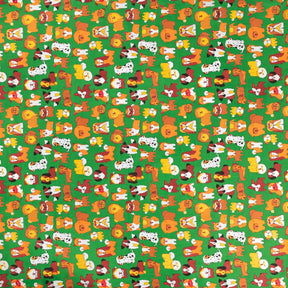 Puppy Love Broadcloth Fabric SV578079 Green 2