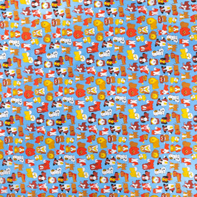 Puppy Love Broadcloth Fabric SV578078 Light Blue 2