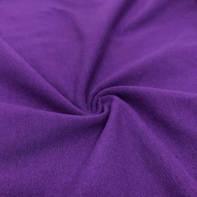Cotton Jersey Rod Pocket Curtains Purple 3