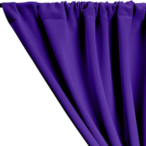 Neoprene Scuba Rod Pocket Curtains Purple 2
