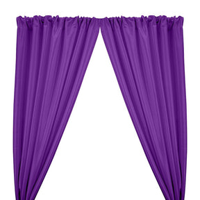 Stretch Taffeta Rod Pocket Curtains Purple 1