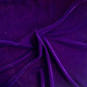 Micro Velvet Rod Pocket Curtains Purple 3