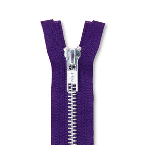 Ykk 5 Aluminum Separating Zipper SV578791 Royal Purple 1