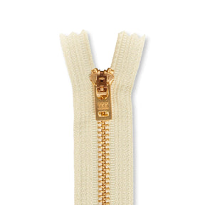 Ykk 5 Brass Closed End Jean Zipper SV578633 Cream 1