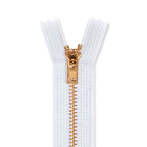 Ykk 5 Brass Closed End Jean Zipper SV578631 Bright White 1