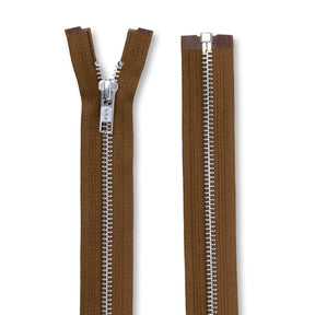 Ykk 5 Aluminum Separating Zipper SV578788 Chestnut Brown 3