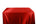 Charmeuse Satin 6 Feet Banquet Table Covers Red 1