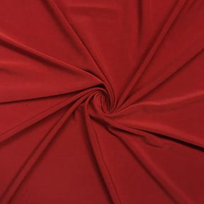 Ity Stretch Knit Jersey Rod Pocket Curtains Red 3