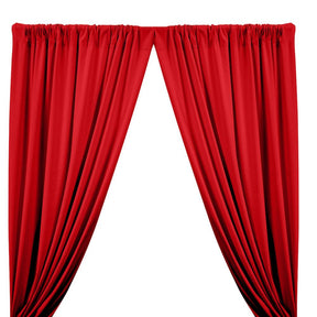 Ponte De Roma Rod Pocket Curtains Red 1