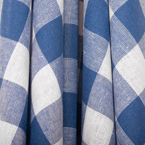 Gingham 1 Inch Check Yarn Dyed Broadcloth Fabric SV577537 Royal Blue Image A4