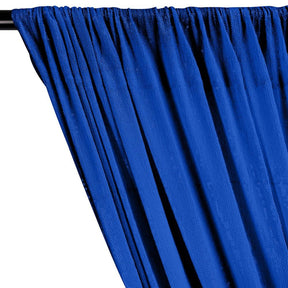 All Over Micro Sequins Starlight On Stretch Mesh Rod Pocket Curtains Royal Blue 2