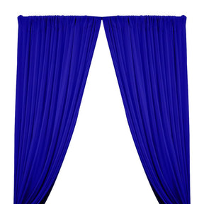 Matte Milliskin Rod Pocket Curtains Royal Blue 1