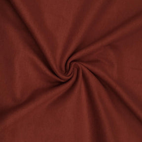 Cotton Flannel Rod Pocket Curtains Rust 3