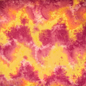Tie Dye Printed Brushed Jersey Fabric SV577629 Pineapple Raspberry 1