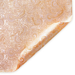 Gold Paisley Metallic Brocade Fabric SV570404 Pink / Gold 3
