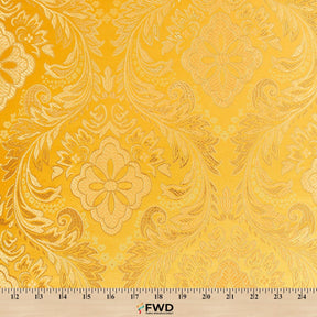 Floral Metallic Brocade Fabric SV571200 Gold / Gold Image A9