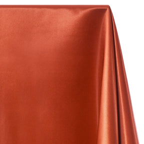 Polyester Charmeuse Satin (58/60 Inch) Fabric SV571238 Rust Image A1