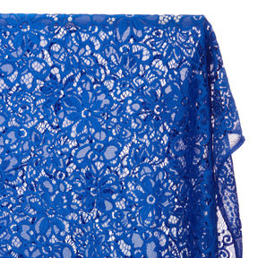 Florence Stretch Lace Fabric SV573513 Royal Blue Image A1