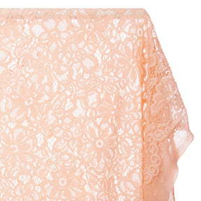Florence Stretch Lace Fabric SV573859 Peach Image A1