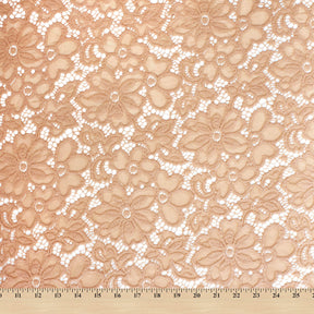 Florence Stretch Lace Fabric SV573861 Tan Image A9