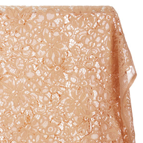 Florence Stretch Lace Fabric SV573861 Tan Image A1