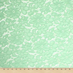 Florence Stretch Lace Fabric SV573865 Mint Image A9