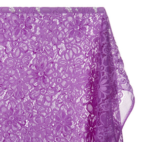 Florence Stretch Lace Fabric SV573867 Purple Image A1